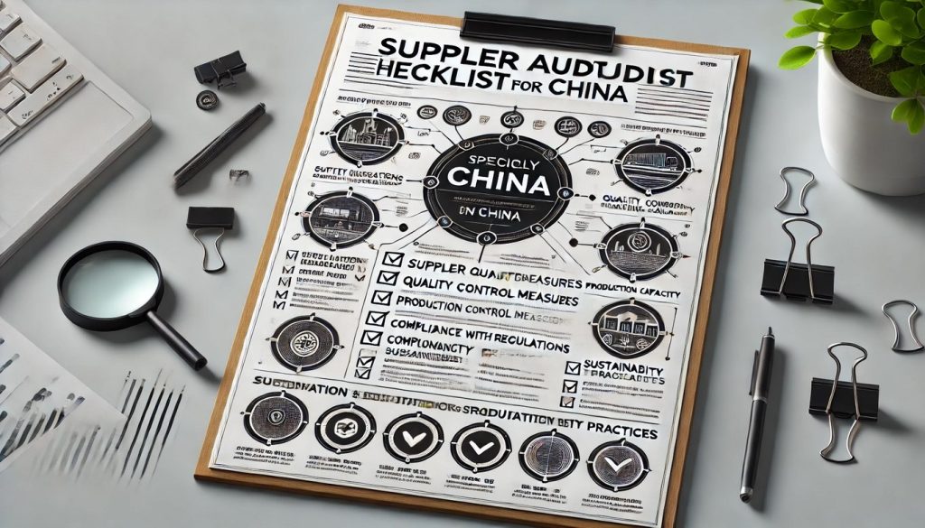 Supplier Audit Checklist China